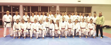 Estágio Selecção nacional Karate para Campeonato Europa a realizar em Dinamarca